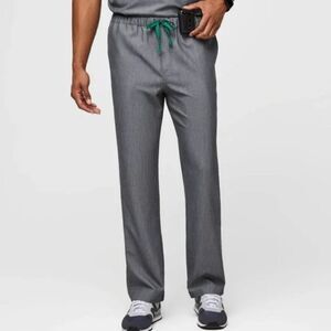 Figs Pisco Basic Scrub Pants Straight Leg Graphite Gray Size S